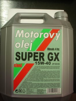 Super GX 15W - 40 4l